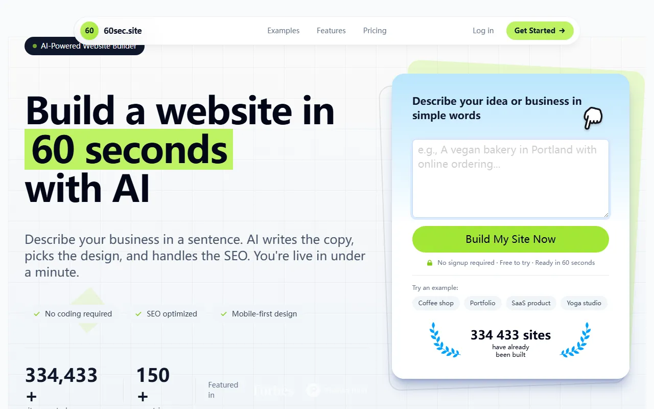 60sec.site screenshot