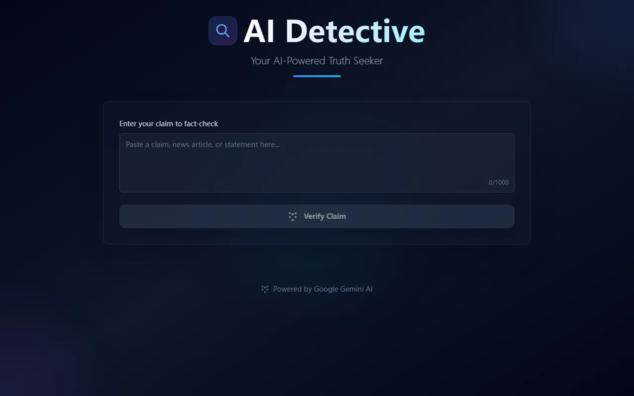 AI Fact Checker screenshot