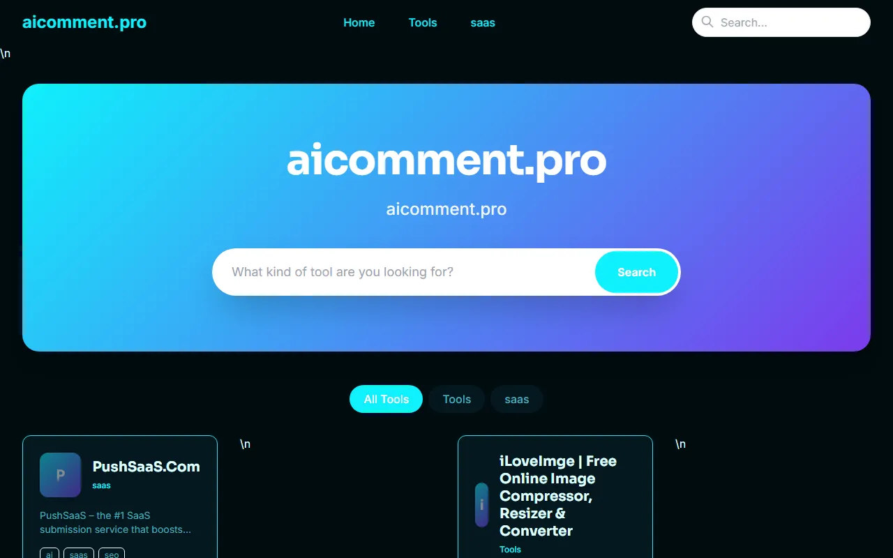 aiComment screenshot