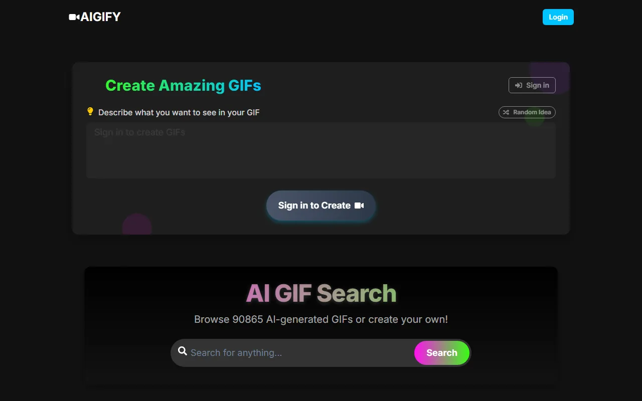 AIGIFY screenshot