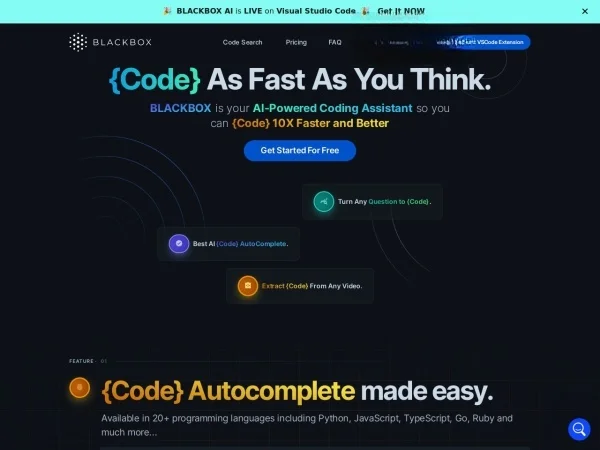 BlackBox AI screenshot