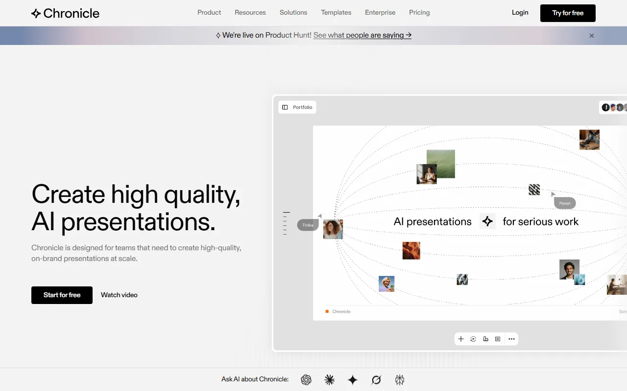 Chronicle screenshot