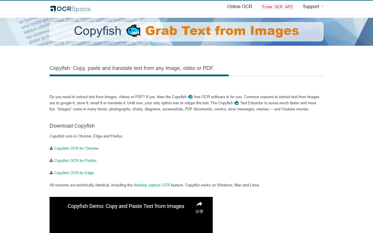 CopyFish screenshot