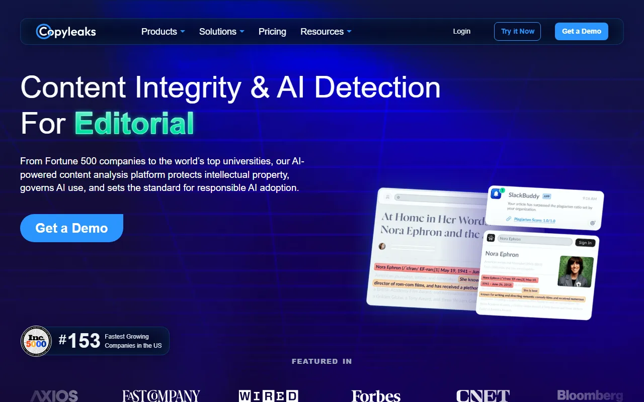 CopyLeaks screenshot