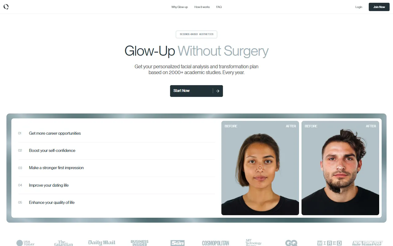 Facial Assessment Tool screenshot