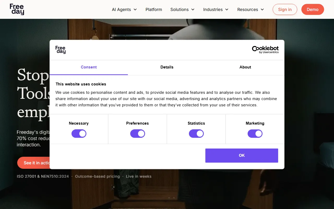Freeday.ai screenshot