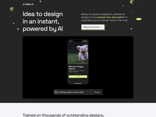 Galileo AI screenshot