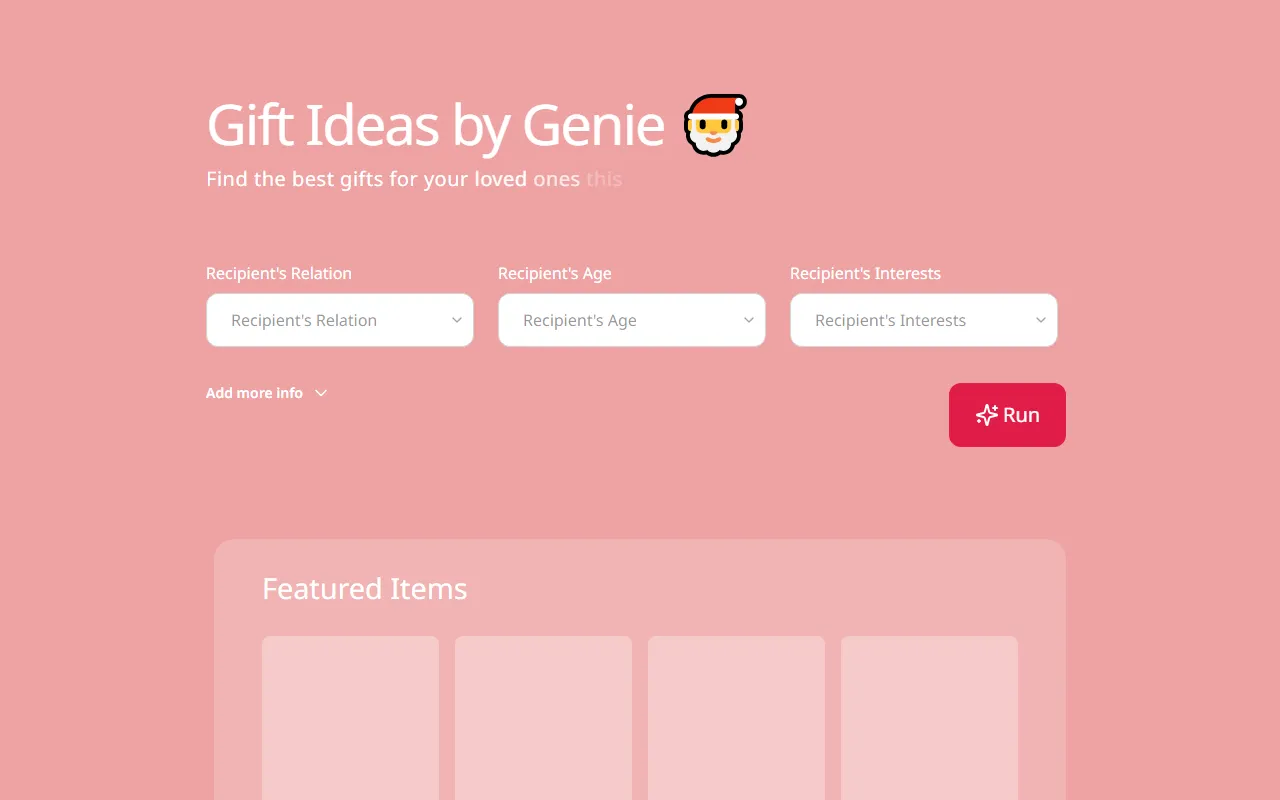 Gifts Genie screenshot