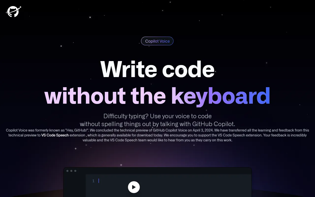 GitHub Next screenshot