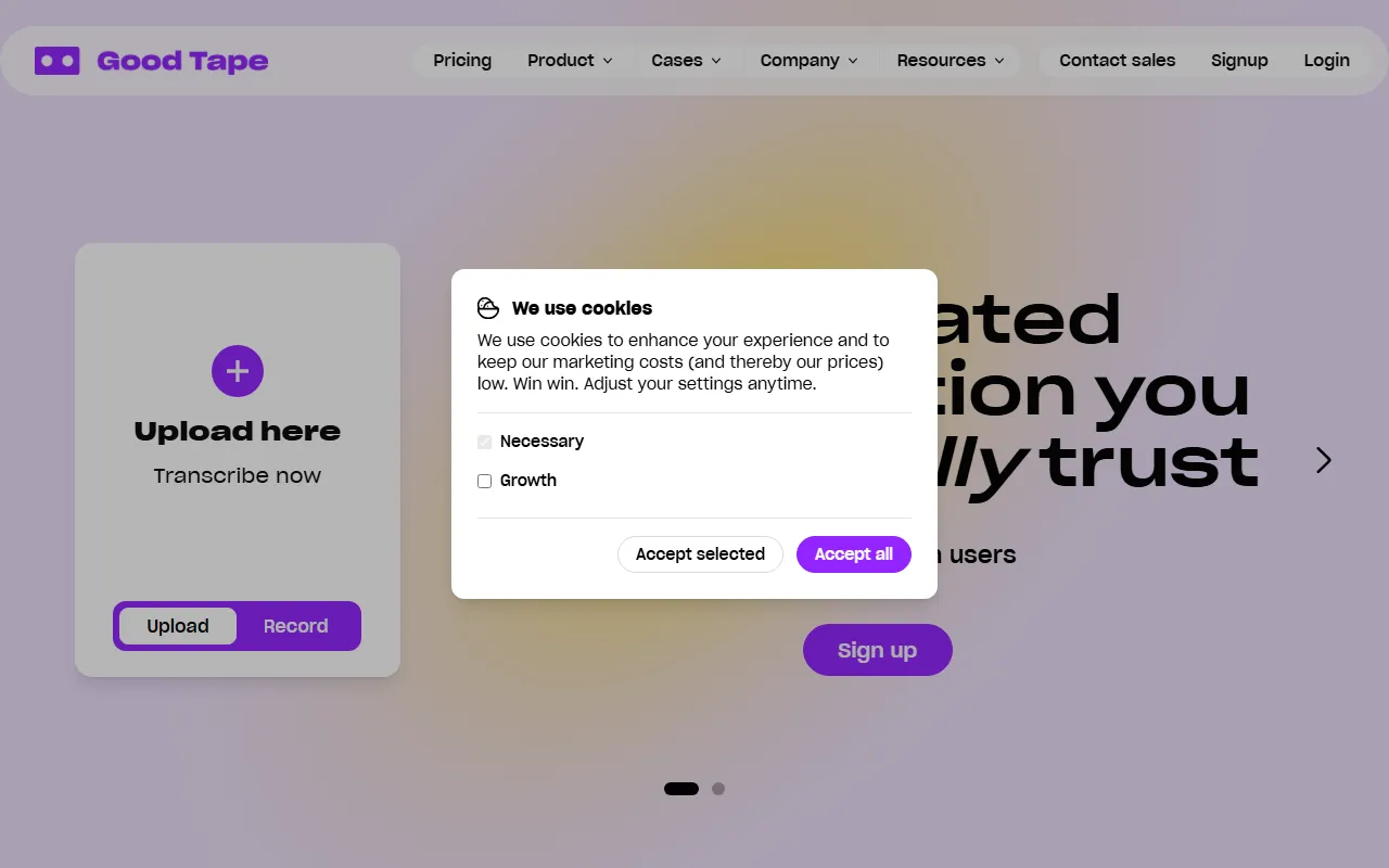 Good Tape screenshot