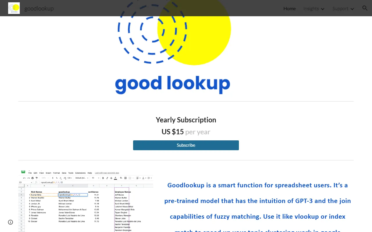 Goodlookup screenshot