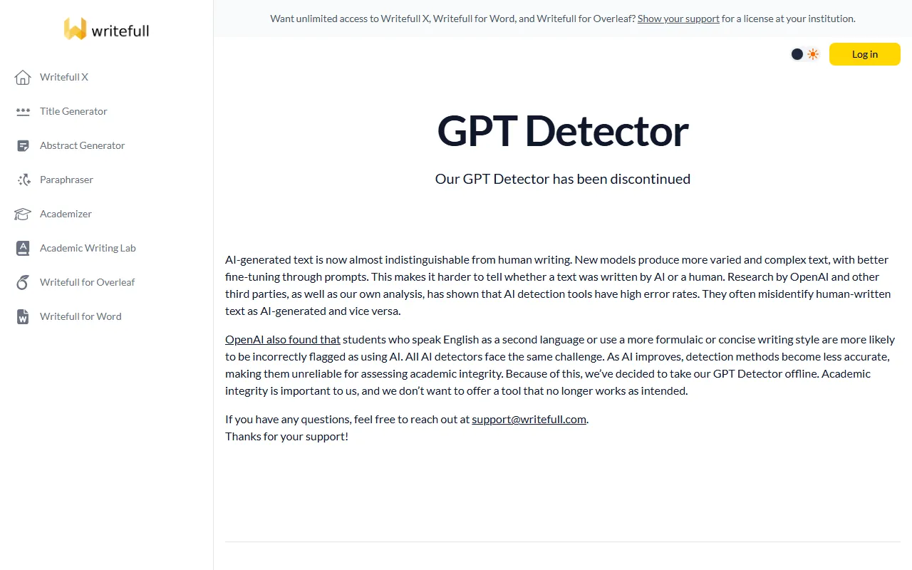 GPT Detector screenshot