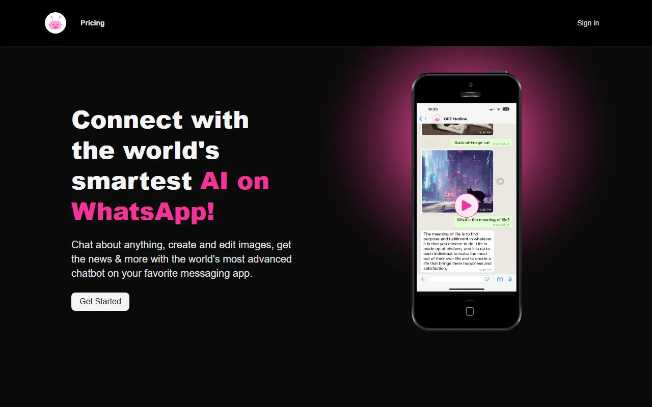 GPTHotline screenshot