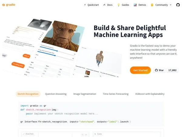 Gradio screenshot