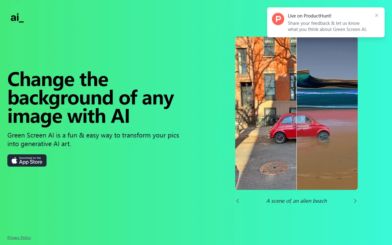 Green Screen AI screenshot