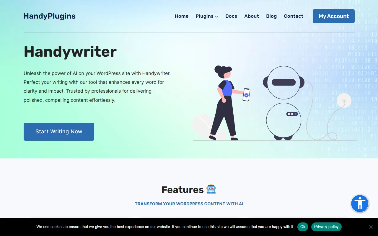 Handywriter screenshot