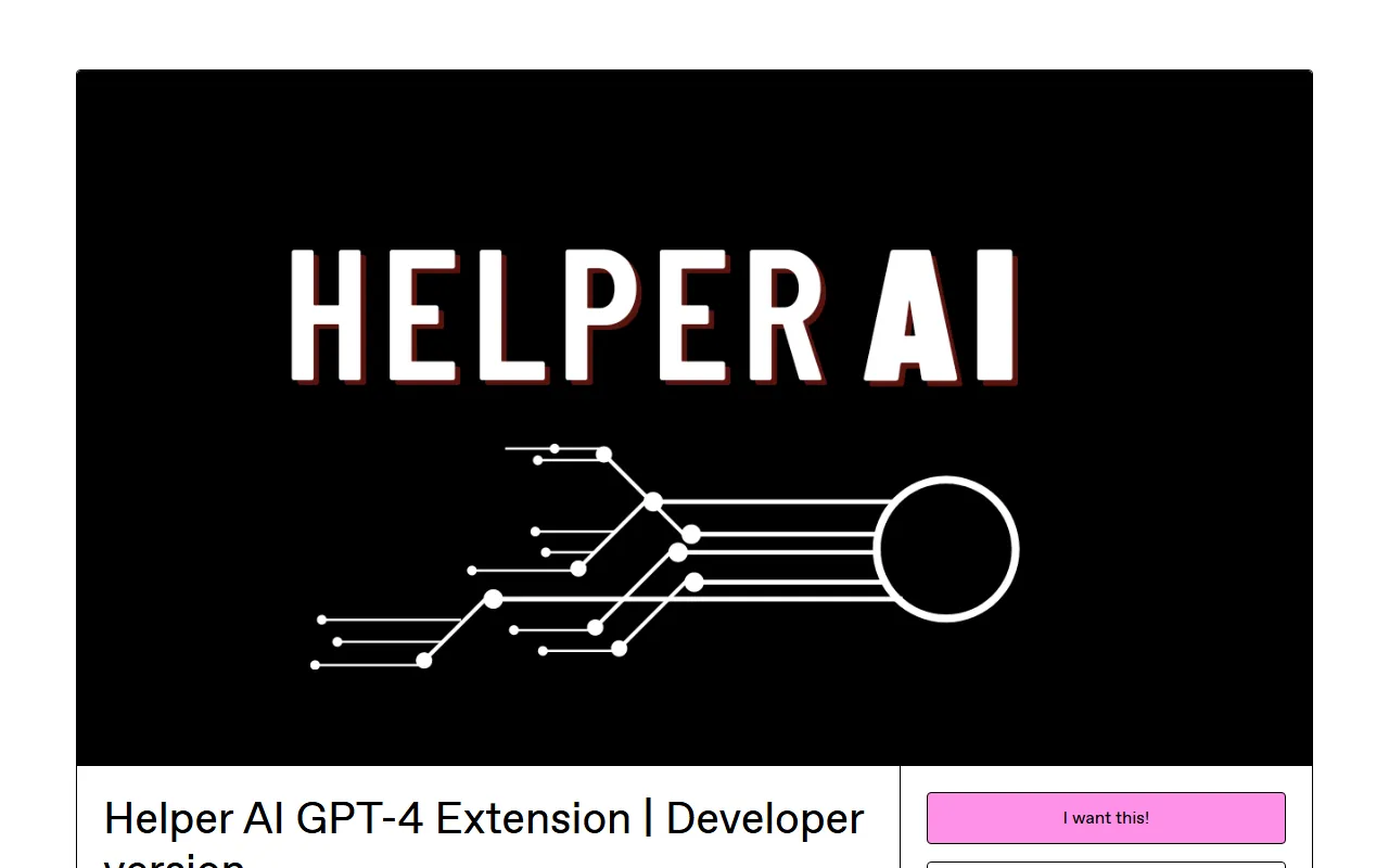 Helper AI screenshot