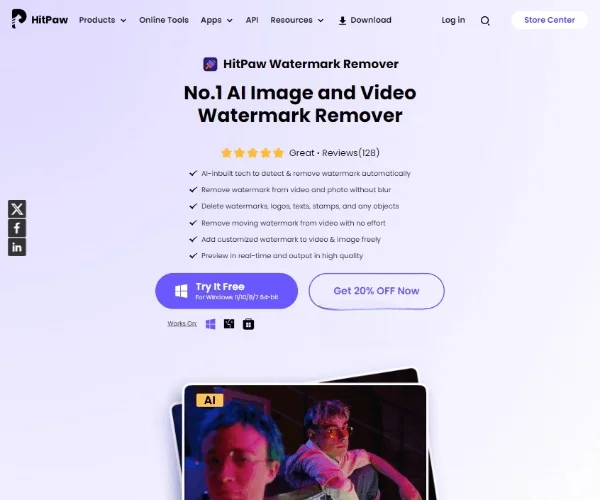 HitPaw Watermark Remover screenshot