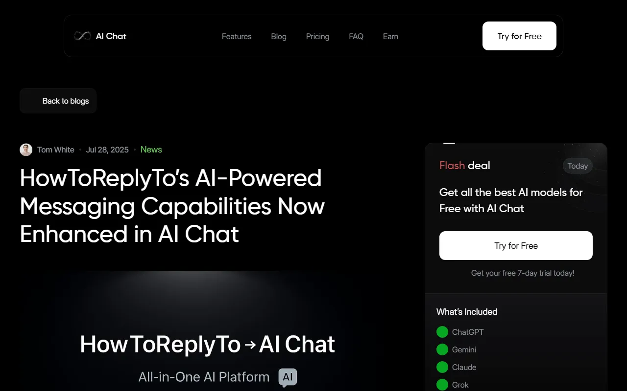 HowToReplyTo screenshot