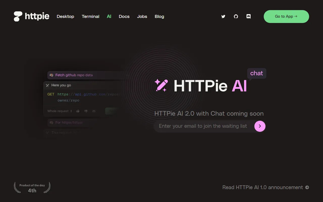 HTTPie AI screenshot
