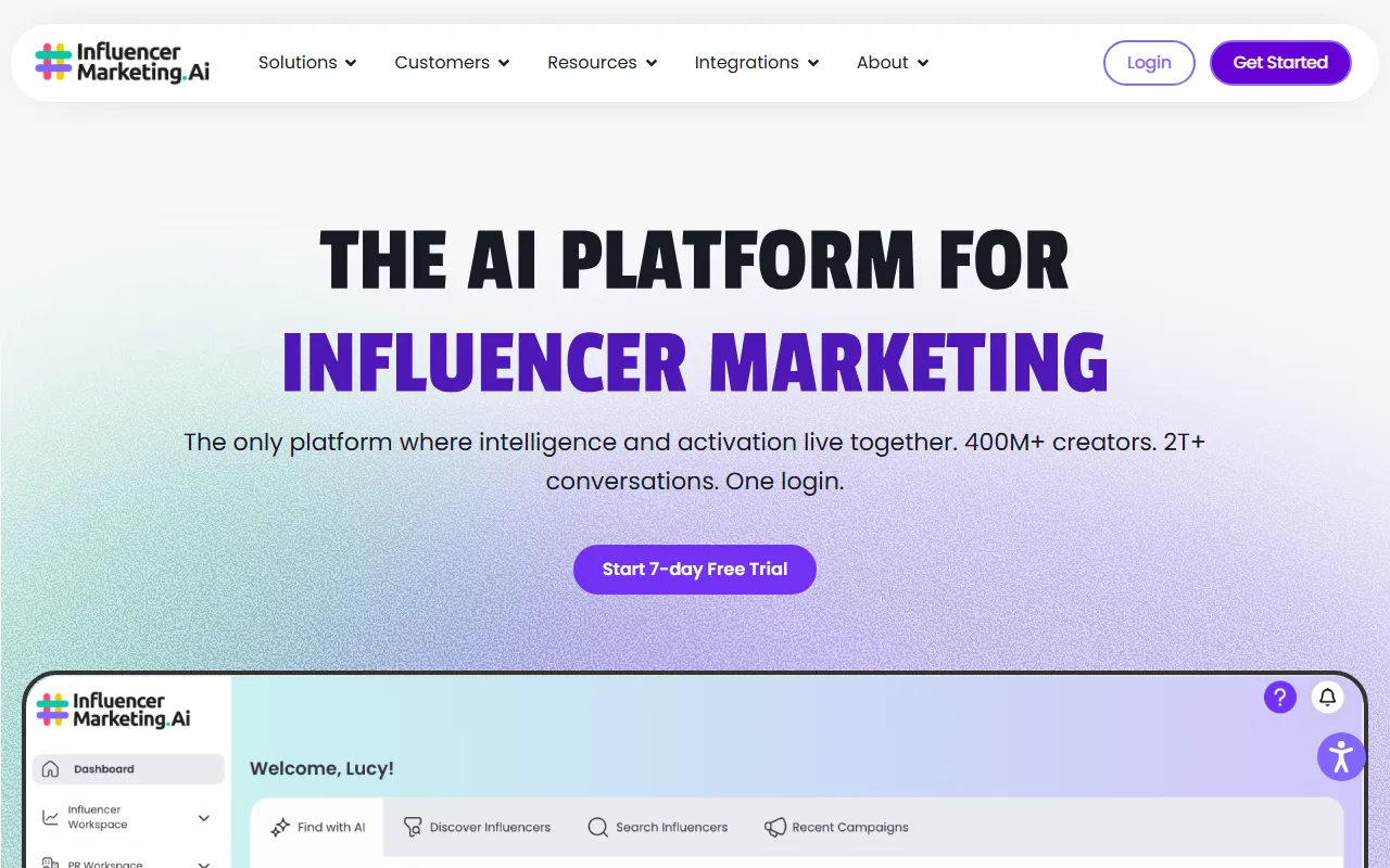 Influencer Marketing AI screenshot