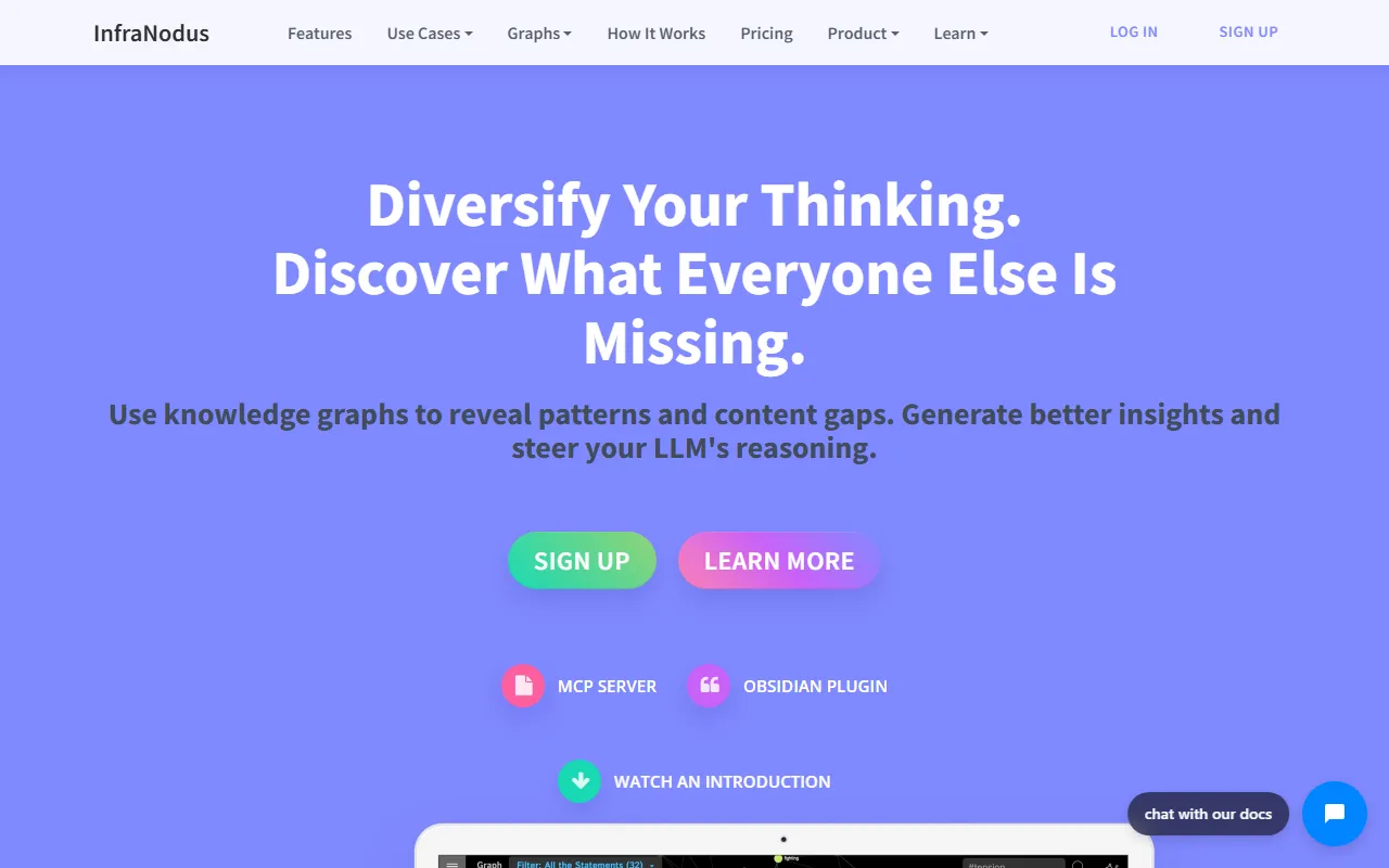 Infranodus screenshot