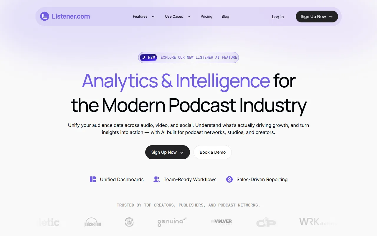 Instantly Enhance Your Podcast with AI screenshot
