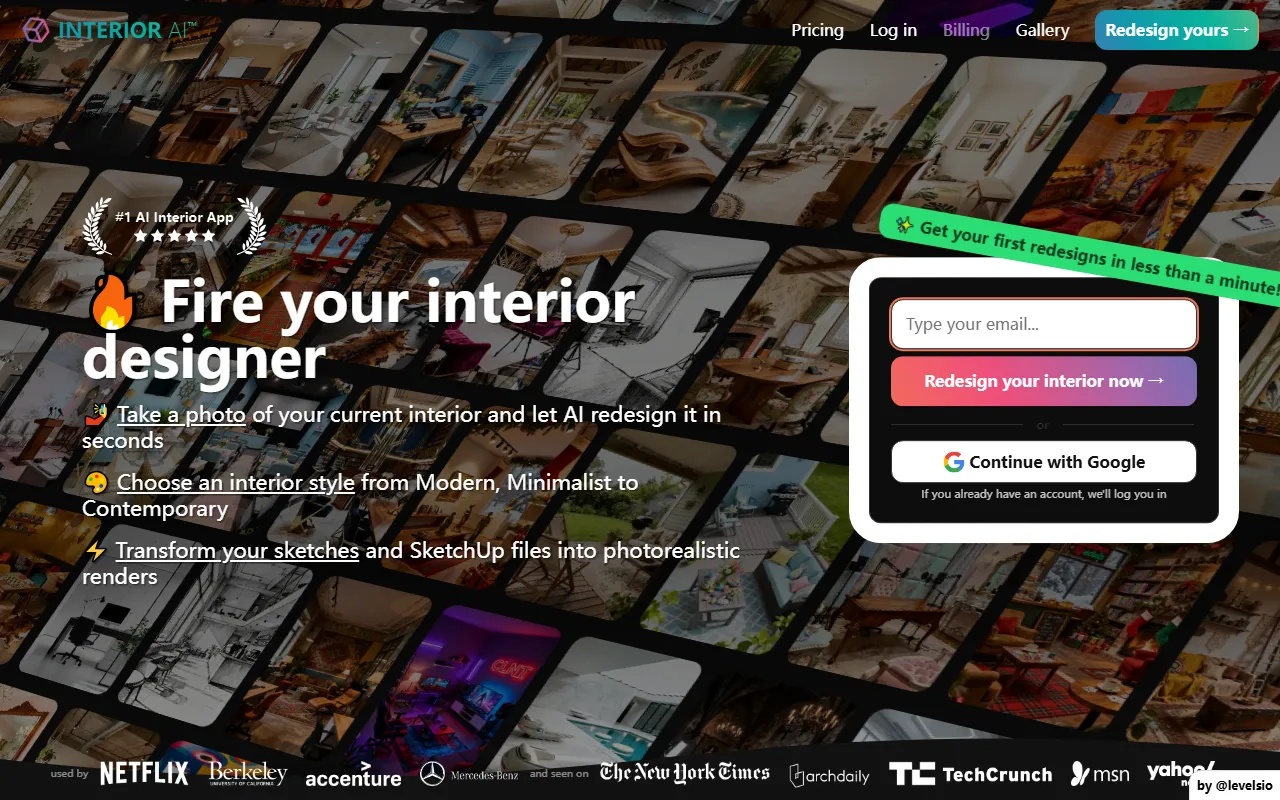 InteriorAI screenshot