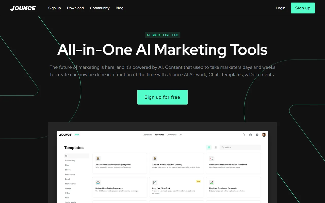 Jounce AI screenshot