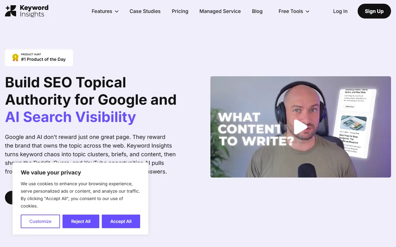 Keyword Insights screenshot
