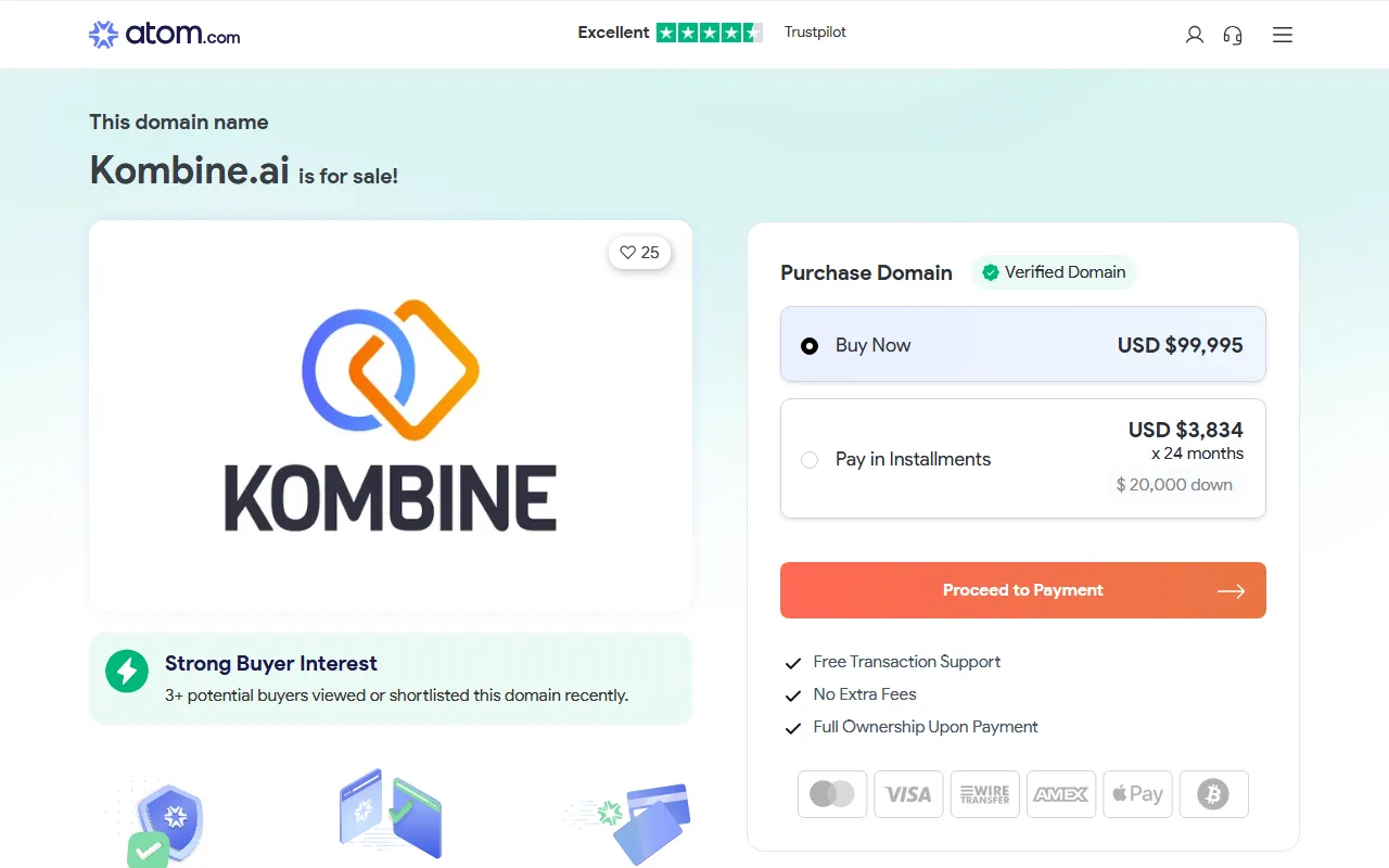 Kombine.ai screenshot