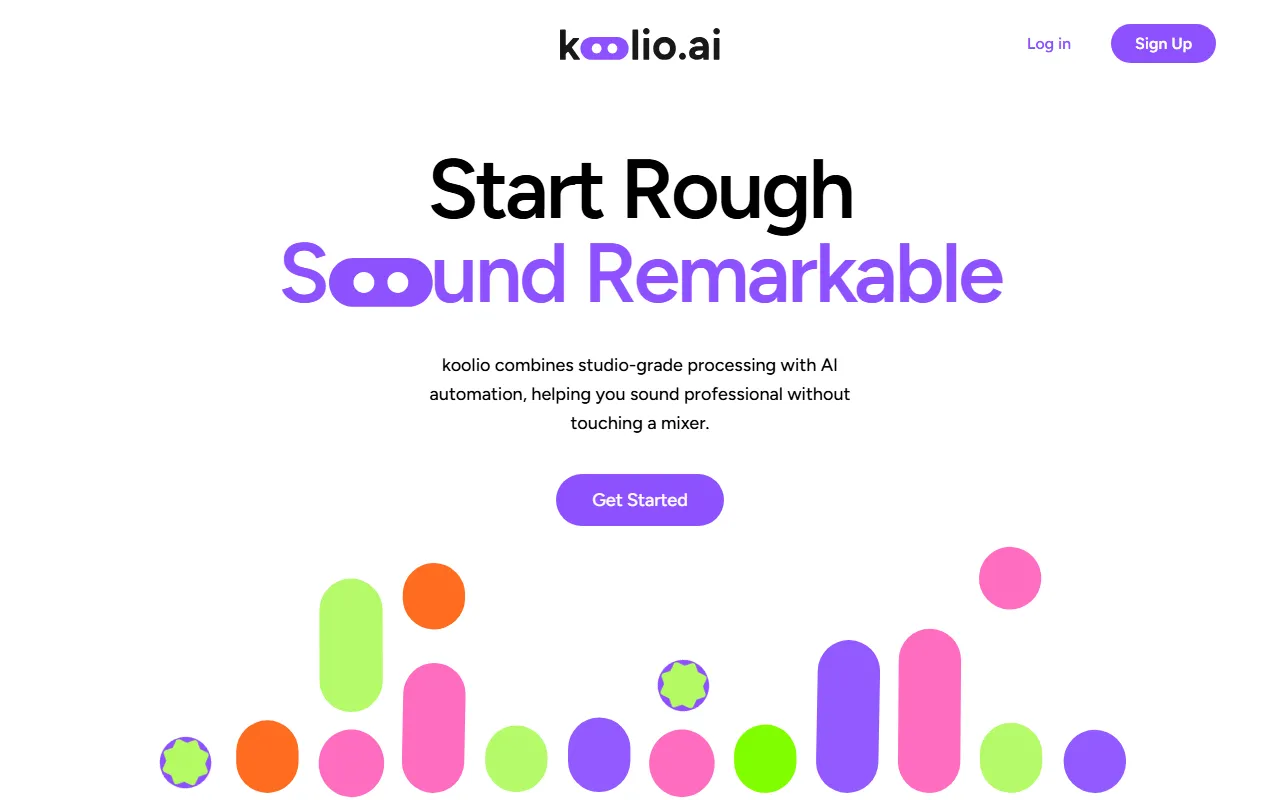 Koolio.ai screenshot