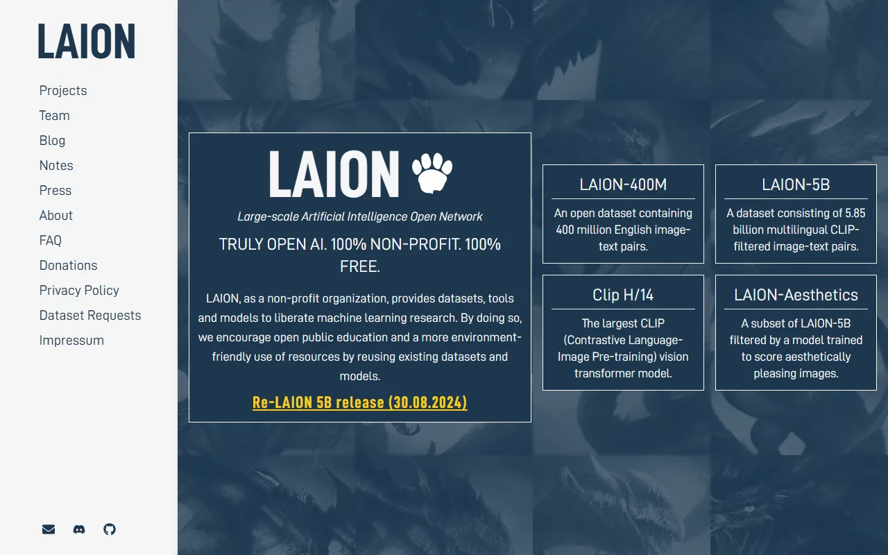 Laion screenshot