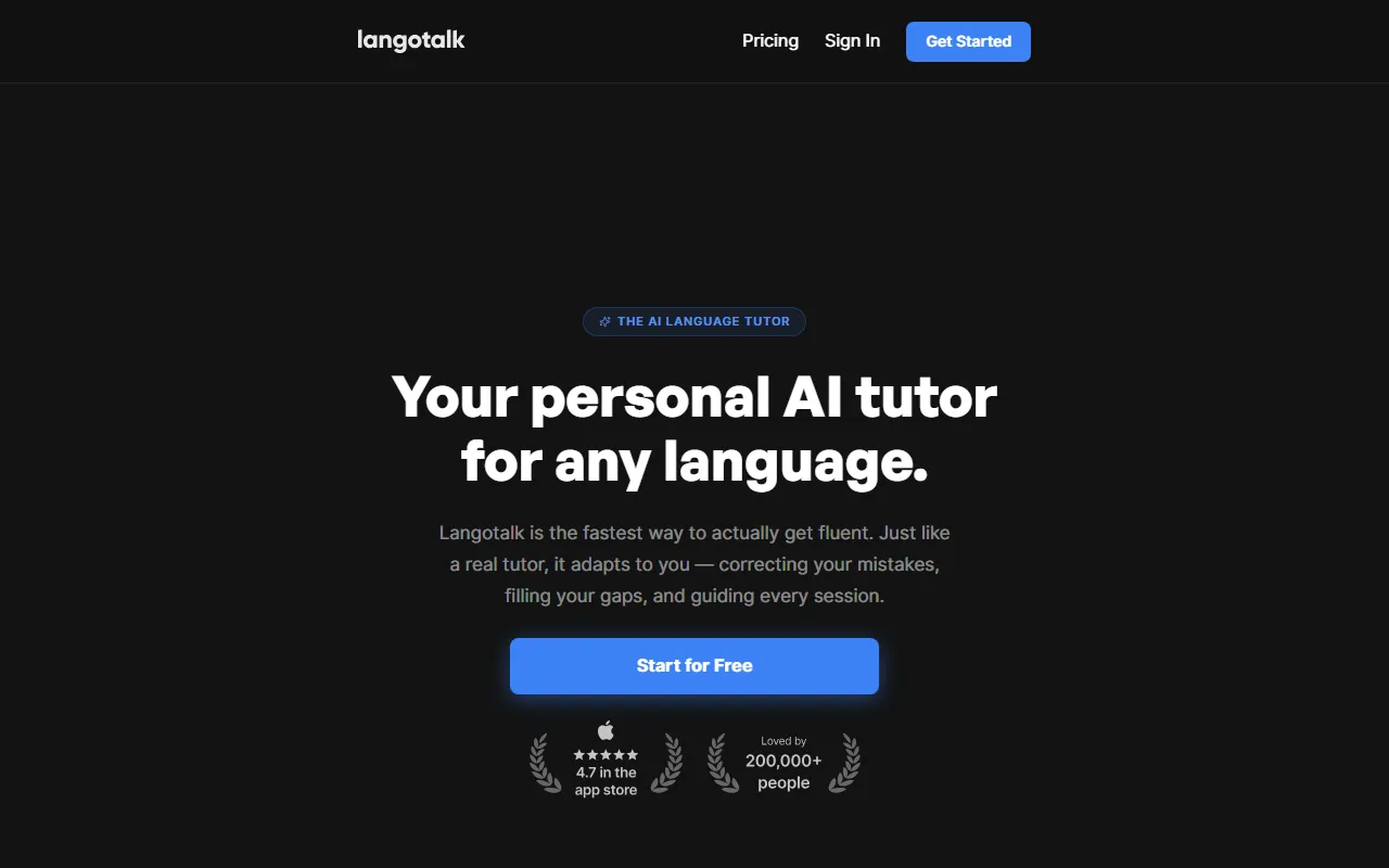 LangoTalk screenshot