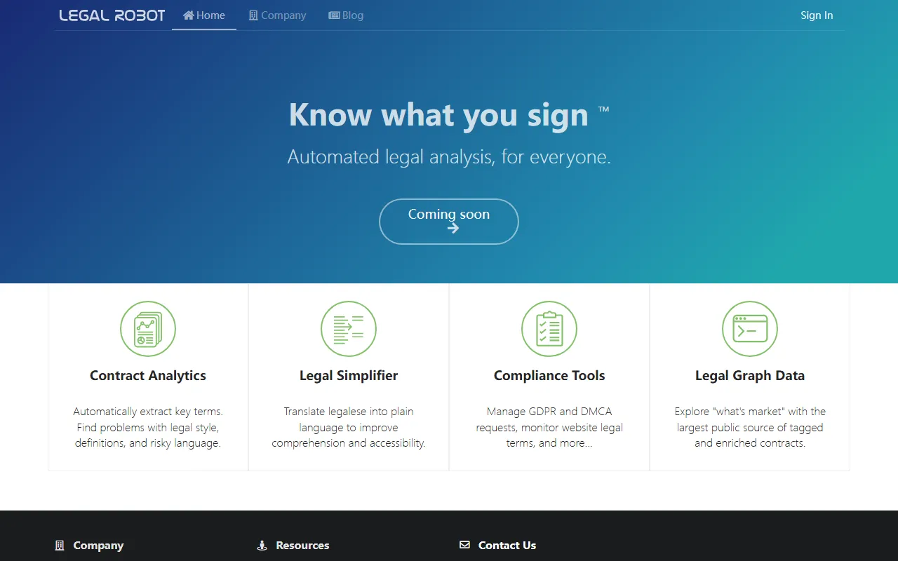 Legal Robot screenshot