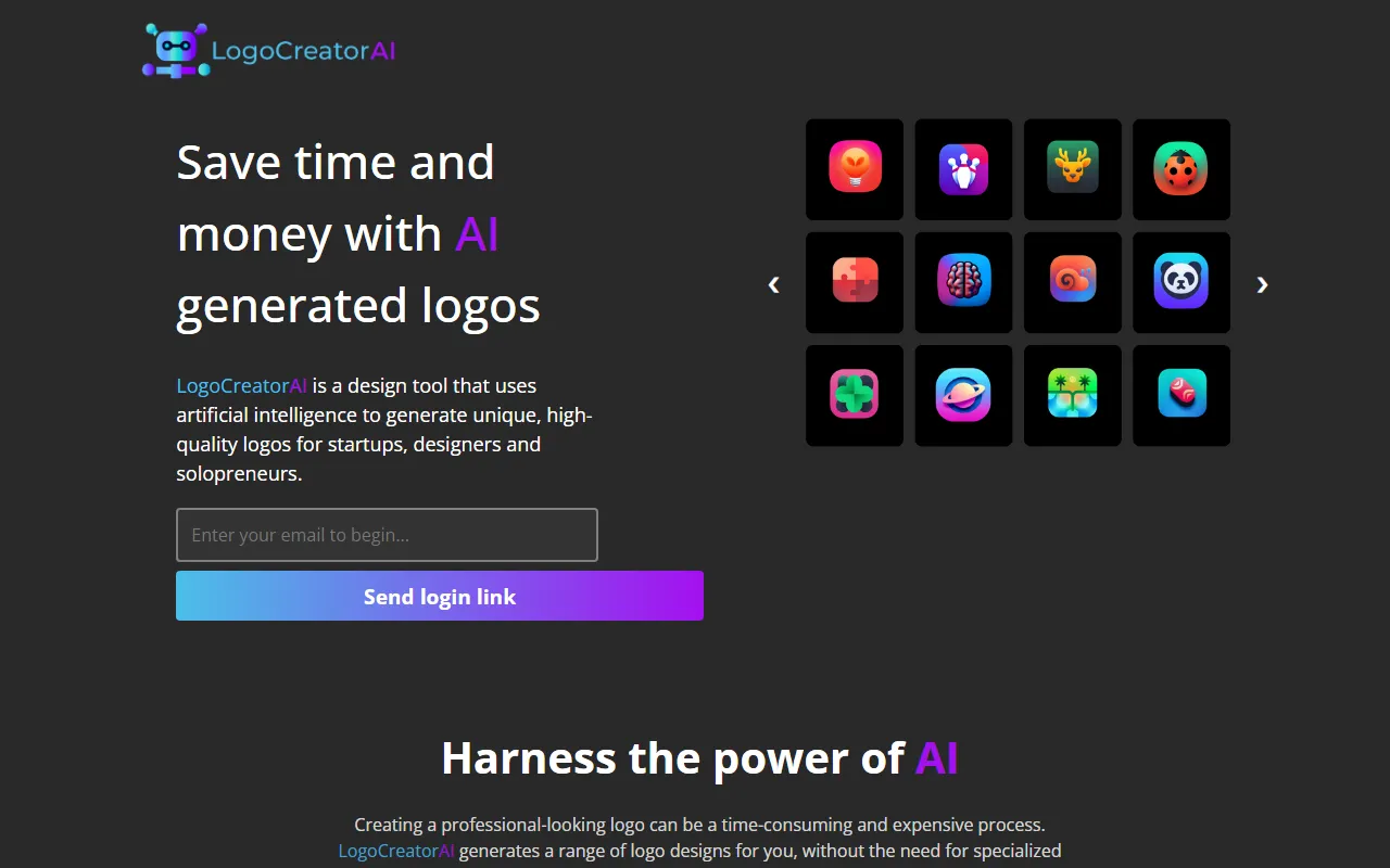 LogoCreatorAI screenshot