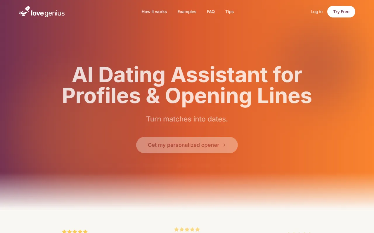 LoveGenius screenshot