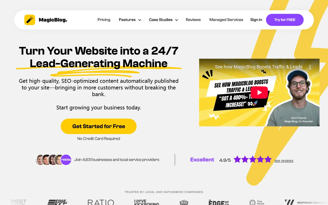 MagicBlog screenshot