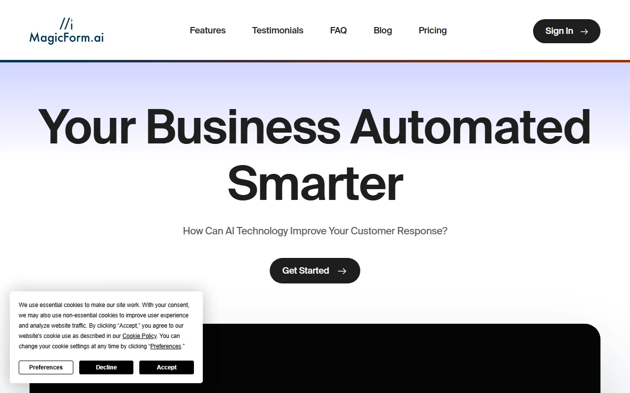 MagicForm screenshot