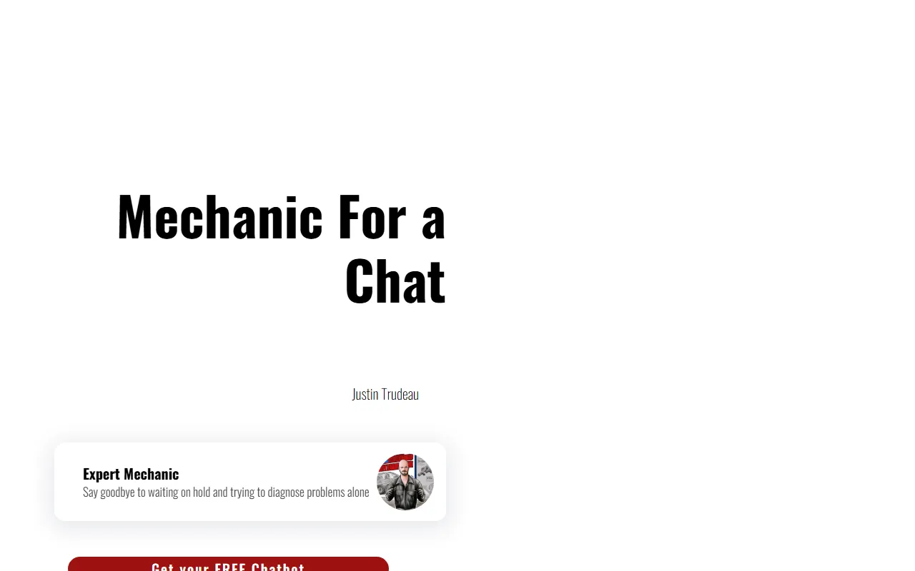 Mechanic For A Chat screenshot