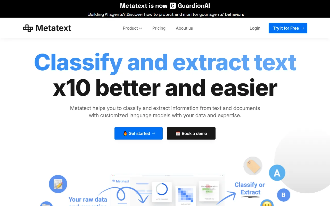 Metatext screenshot