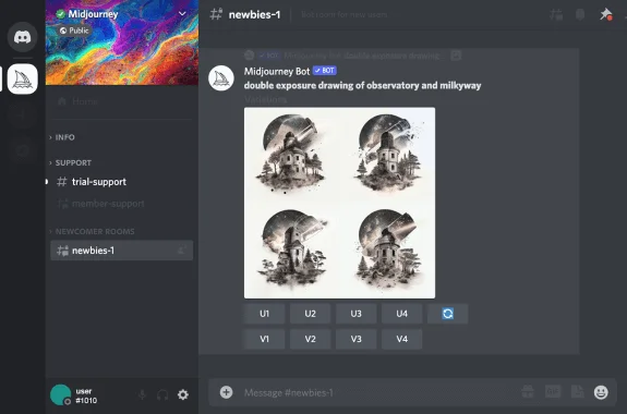 MidJourney Prompt Helper screenshot