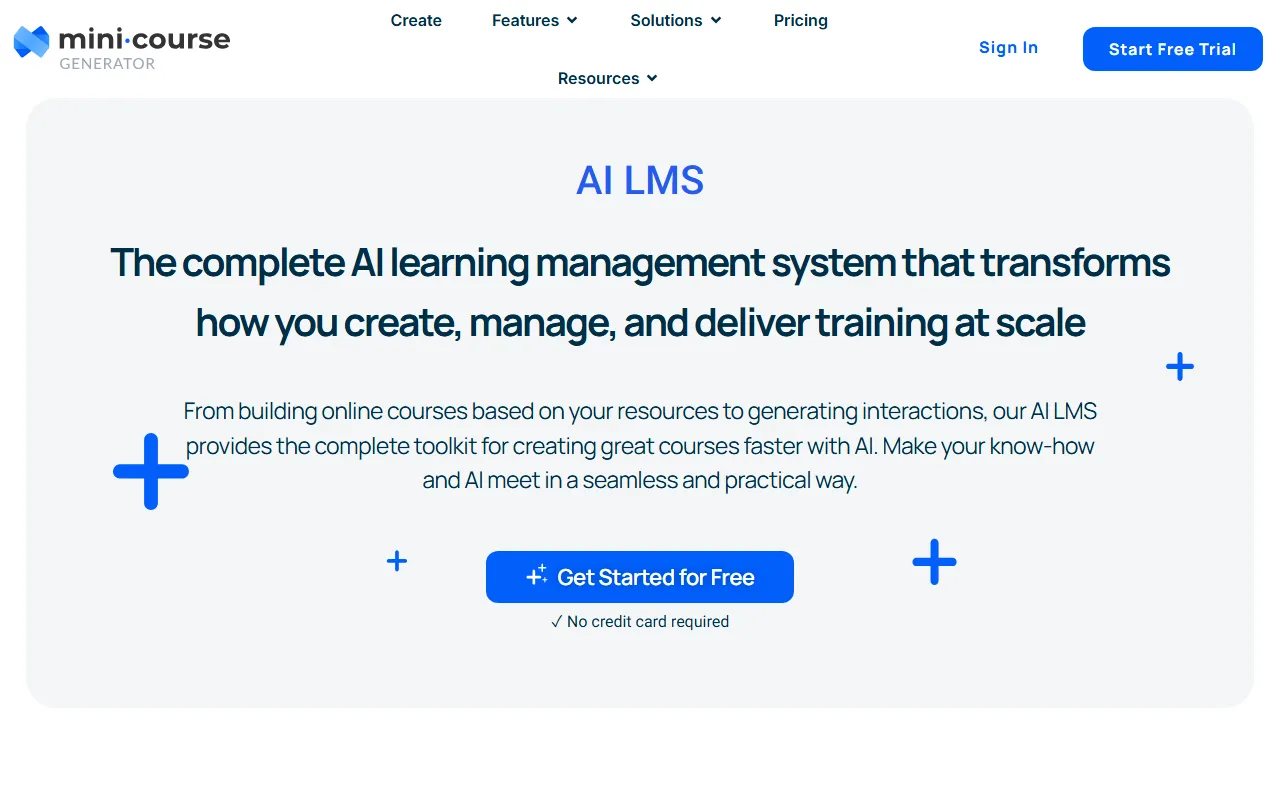 Mini.Course screenshot
