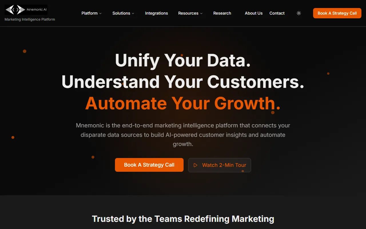Mnemonic AI screenshot