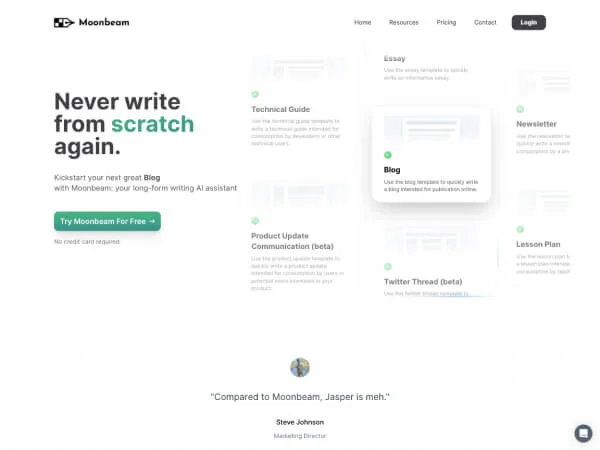 Moonbeam Exchange screenshot