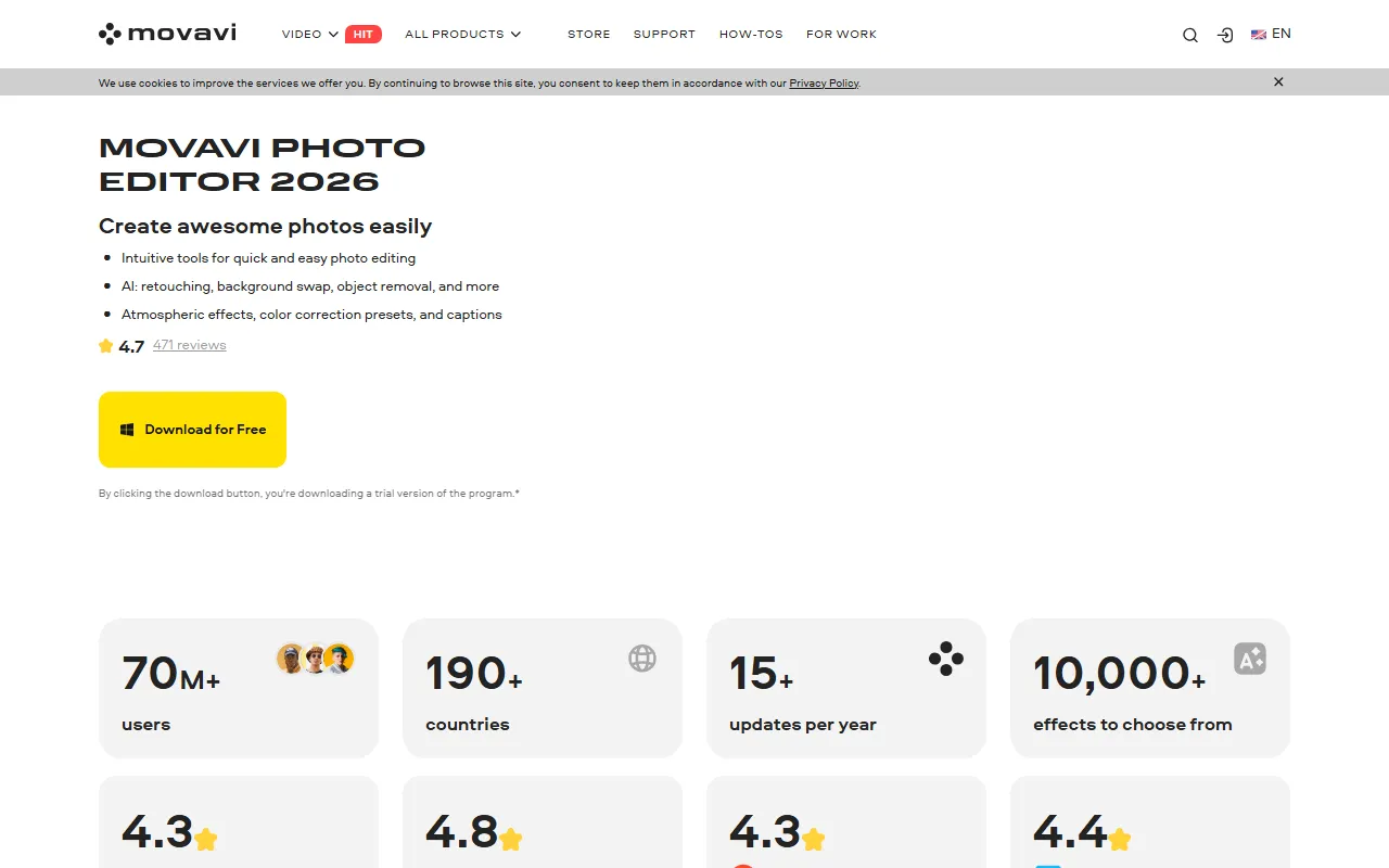 Movavi Picverse screenshot