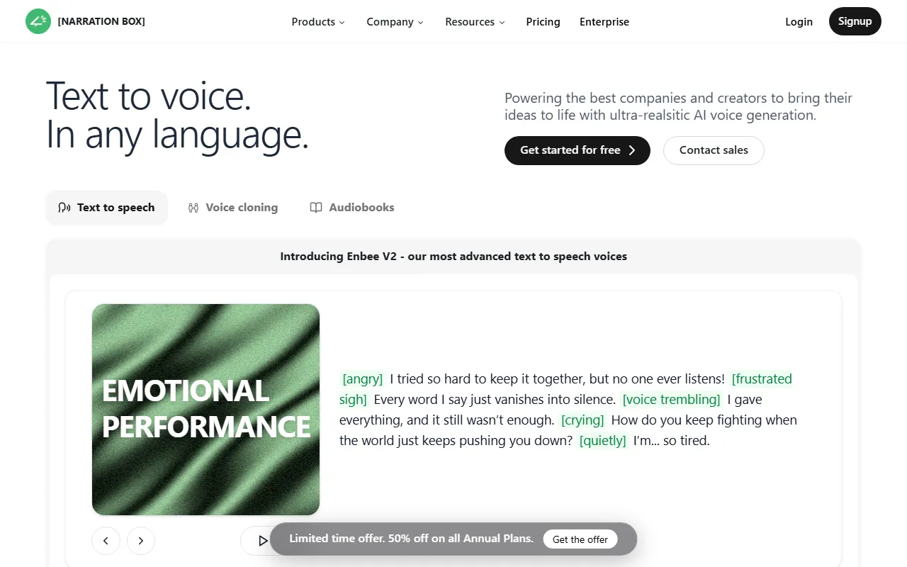 NarrationBox screenshot