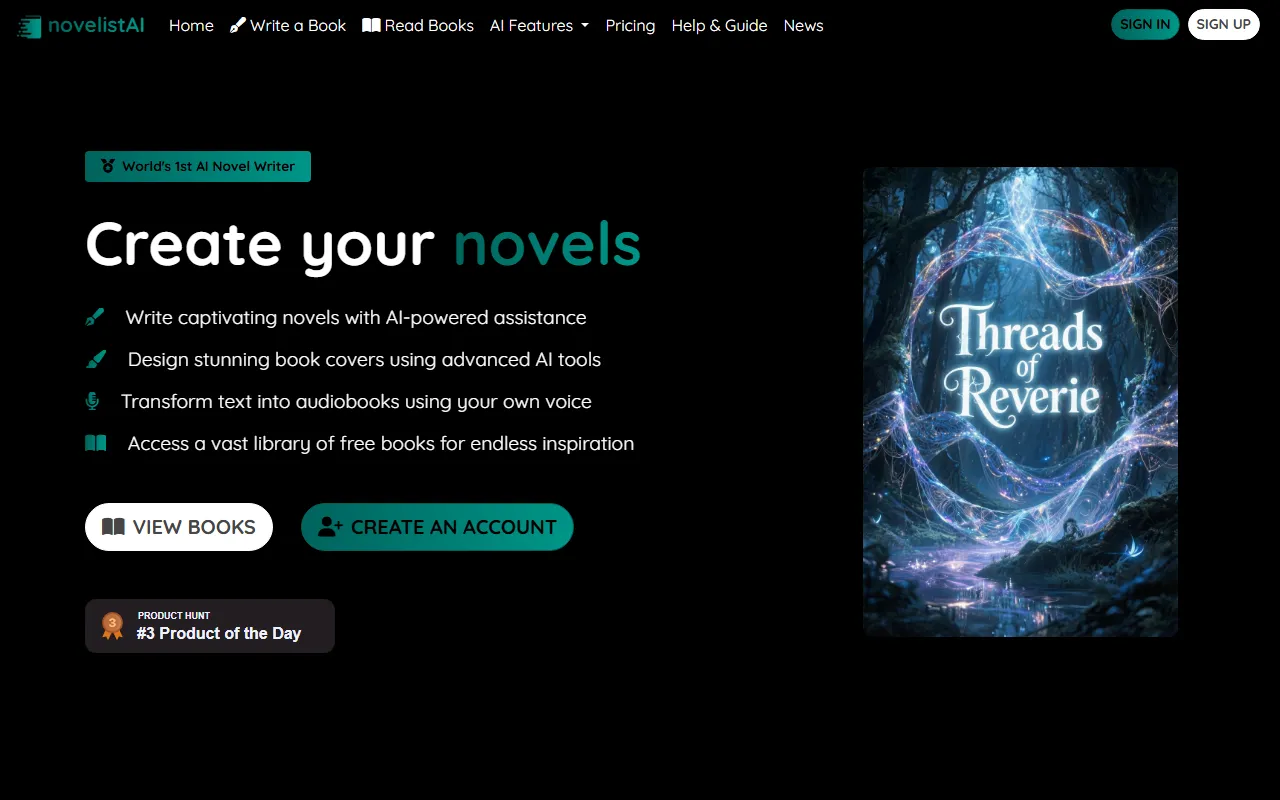 novelistAI screenshot