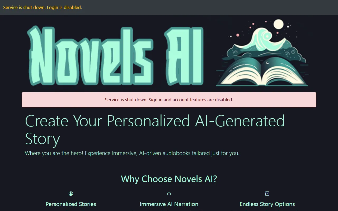 Novels AI screenshot