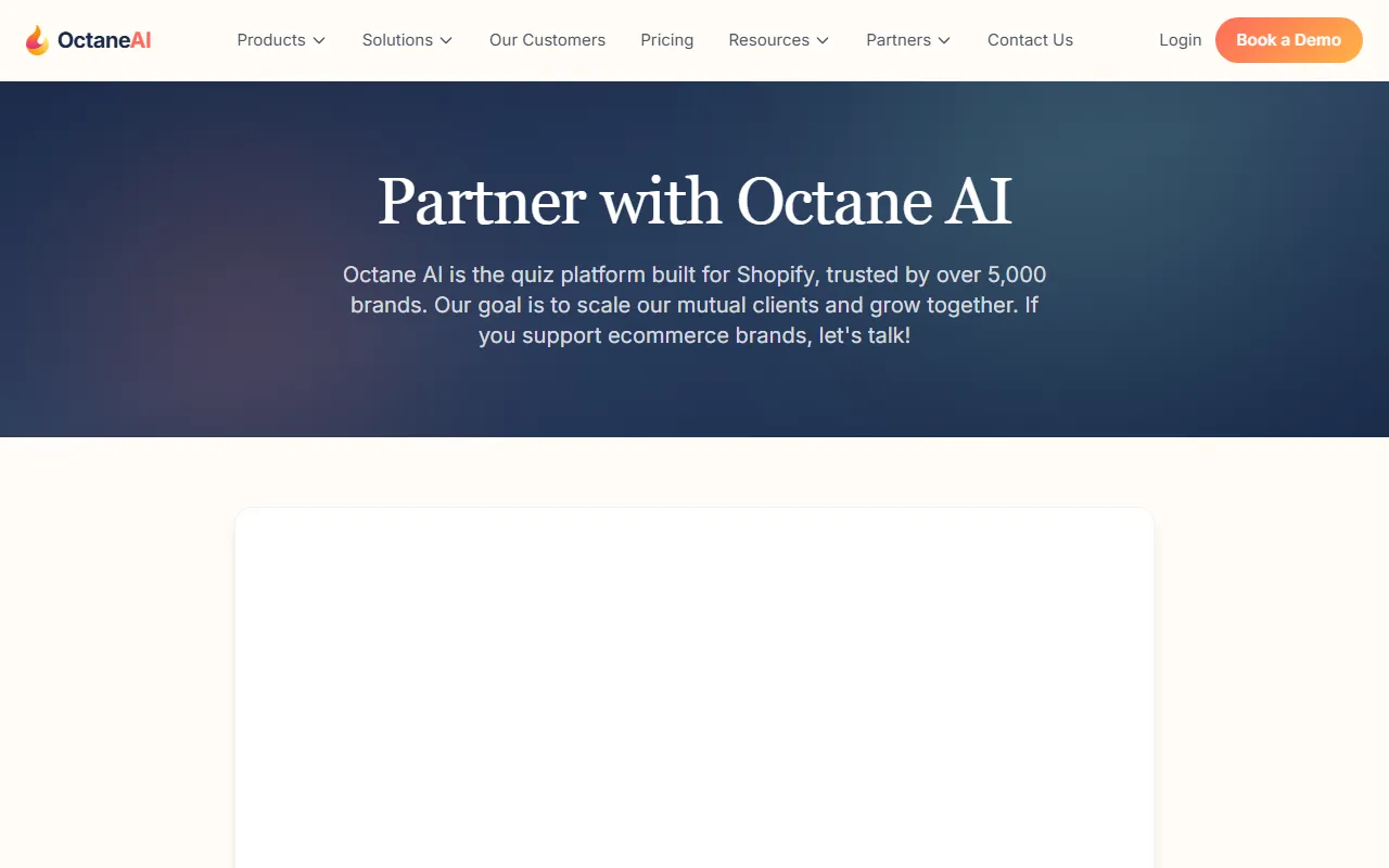 Octane AI screenshot